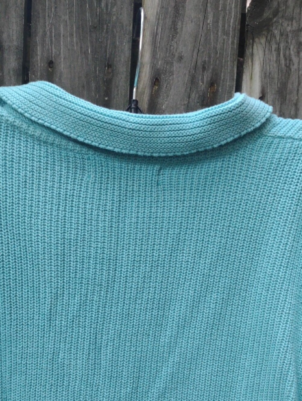 Willow Aqua Button-Front Women's Cardigan - Picture 7 of 10